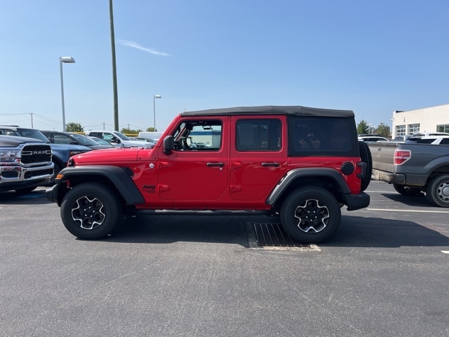 Certified 2021 Jeep Wrangler Unlimited Sport S with VIN 1C4HJXDG5MW723216 for sale in New Holland, PA