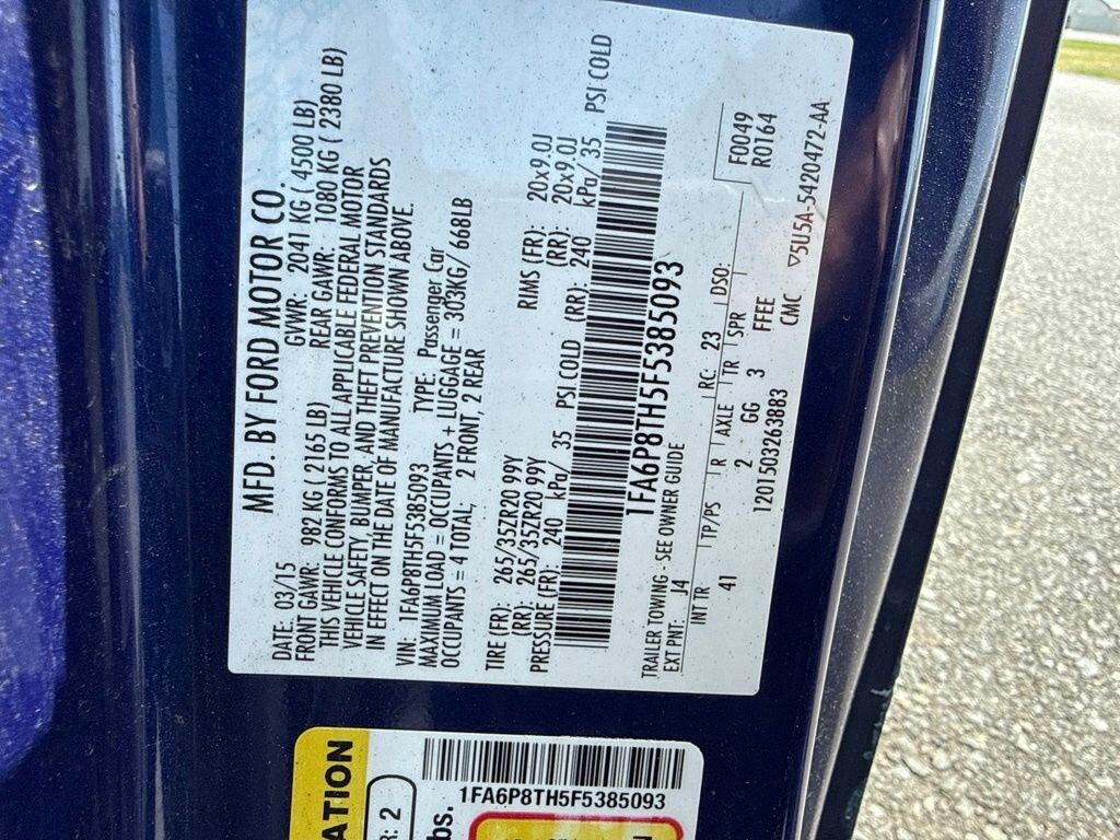 Used 2015 Ford Mustang Ecoboost Premium Coupe