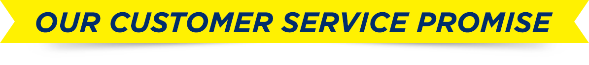Customer service promise