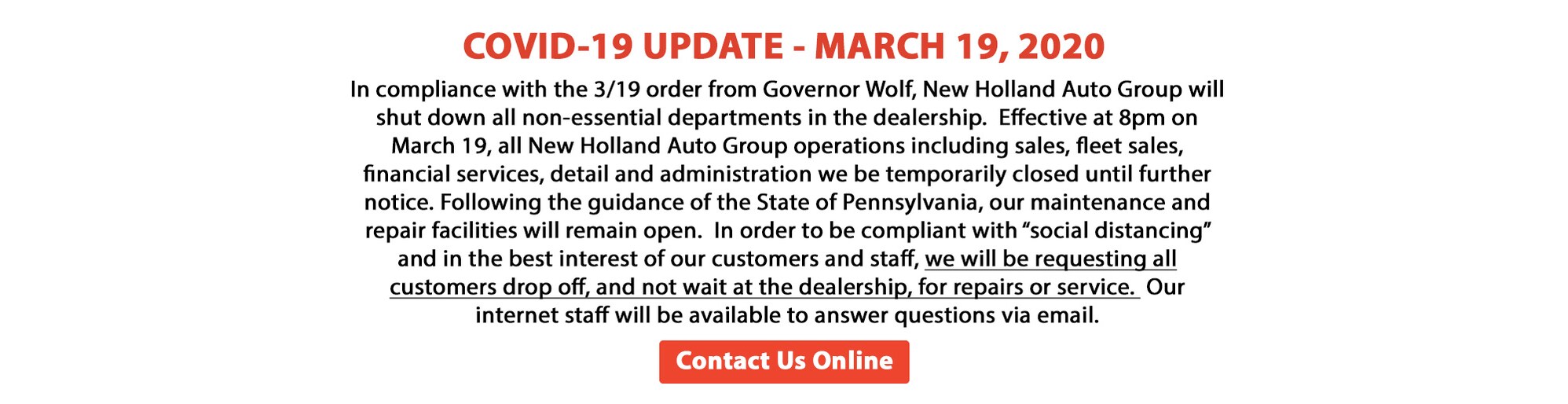 New and Used Car Dealership New Holland Auto Group