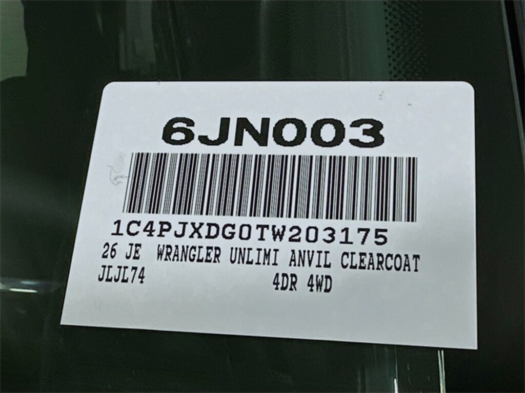 New 2026 Jeep Wrangler Sport SUV