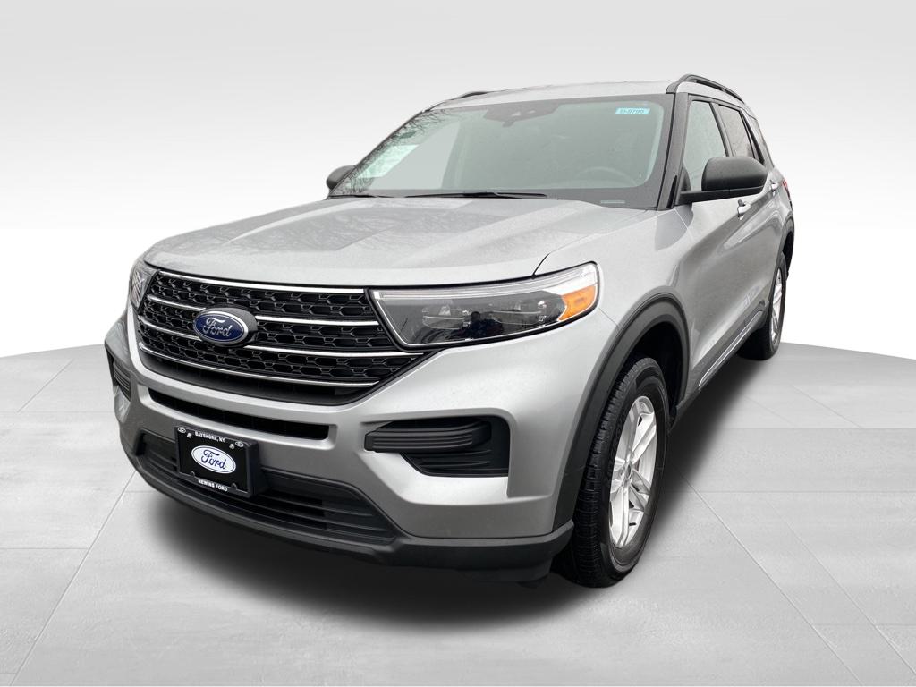 Used 2021 Ford Explorer XLT with VIN 1FMSK8DHXMGB38459 for sale in Bay Shore, NY