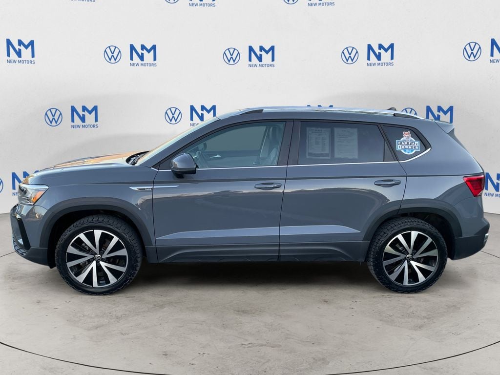 Certified 2023 Volkswagen Taos SE with VIN 3VVNX7B26PM341114 for sale in Erie, PA