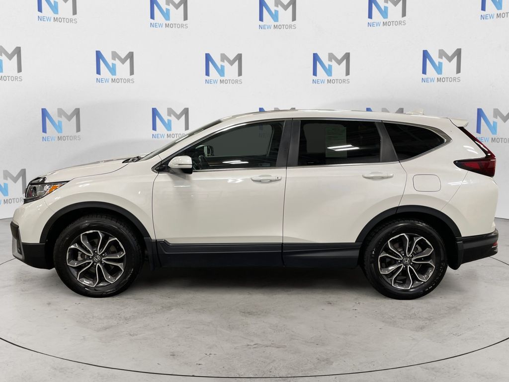 Certified 2021 Honda CR-V EX-L with VIN 5J6RW2H81ML018503 for sale in Erie, PA