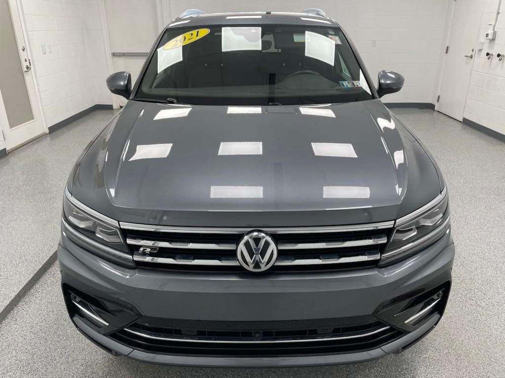 Certified 2021 Volkswagen Tiguan SEL Premium R-Line with VIN 3VV4B7AX7MM147260 for sale in Erie, PA