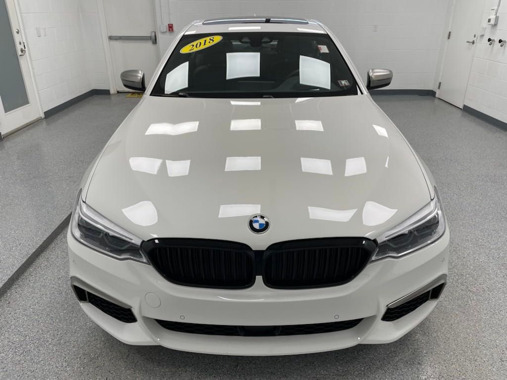 Used 2018 BMW 5 Series M550i with VIN WBAJB9C56JB285994 for sale in Erie, PA