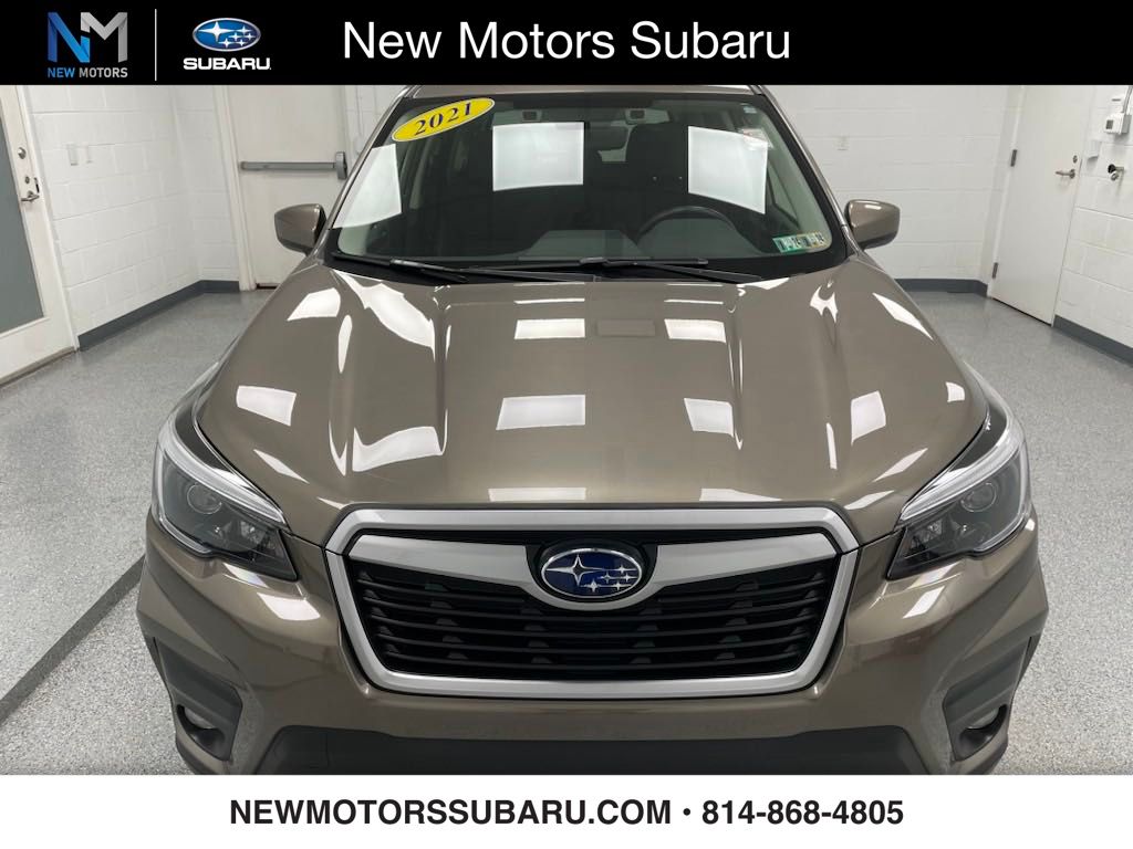 Certified 2021 Subaru Forester Premium with VIN JF2SKAJC9MH478105 for sale in Erie, PA