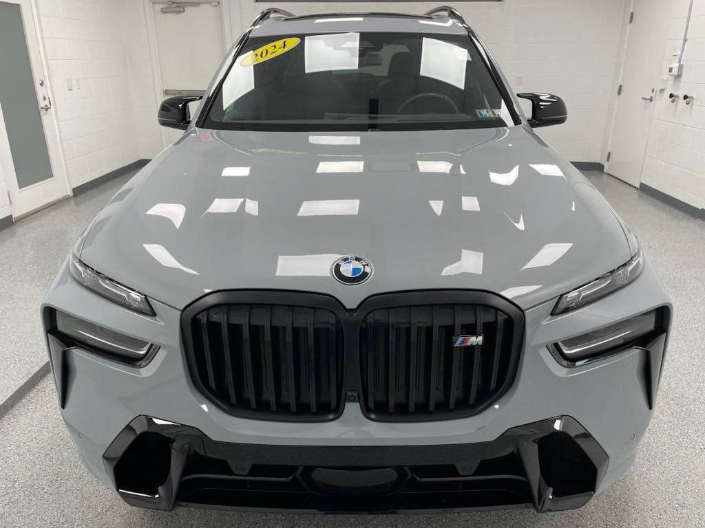 Used 2024 BMW X7 M60i with VIN 5UX33EM04R9T70581 for sale in Erie, PA