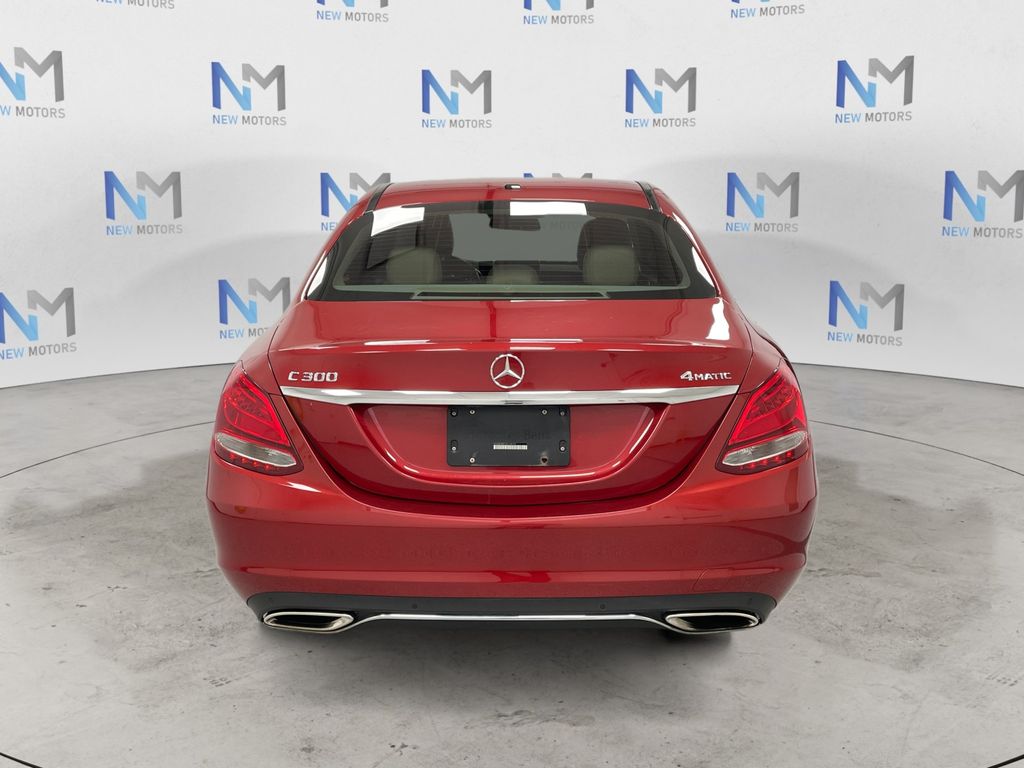 2016 Mercedes-Benz C-Class C 300 4MATIC designo Cardinal Red at Braxton Motor Co