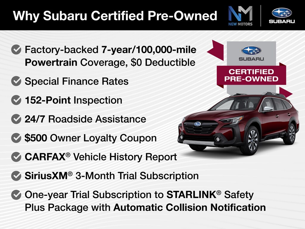2025 Subaru Outback Premium Crimson Red Pearl at New Motors