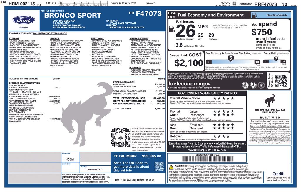 2024 Ford Bronco Sport Big Bend - 5