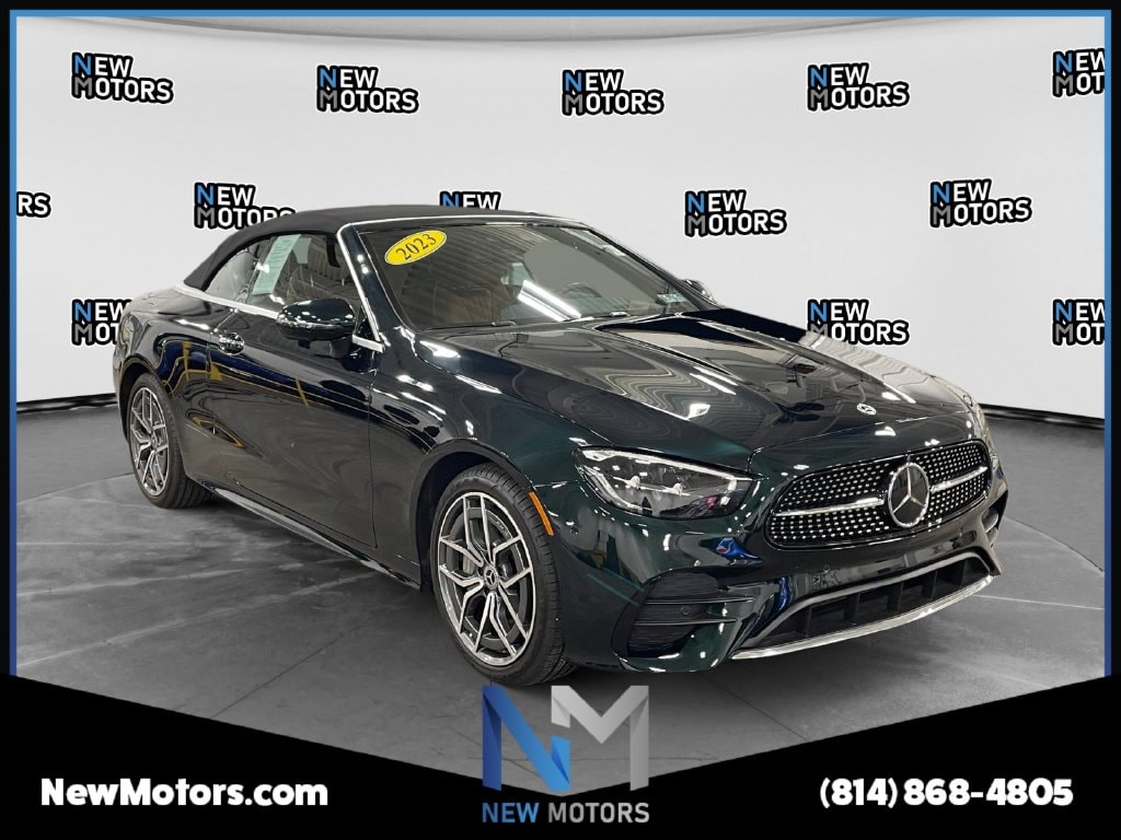 2023 Mercedes-Benz E-Class 4MATIC Emerald Green at Braxton Motor Co