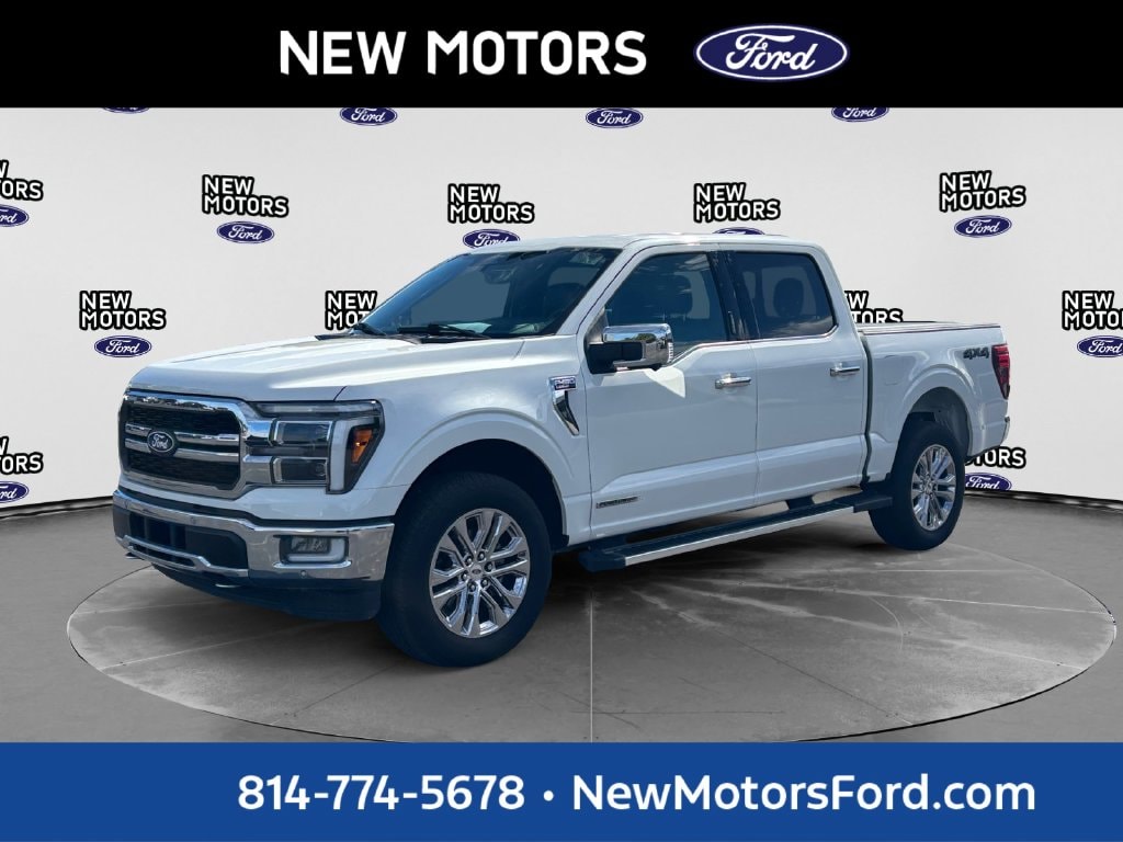 2024 Ford F-150 Lariat White Metallic at New Motors