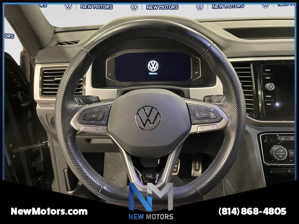 2023 Volkswagen Atlas Cross Sport 3.6L V6 SEL Premium R-Line Deep Black Pearl at South Park Mitsubishi