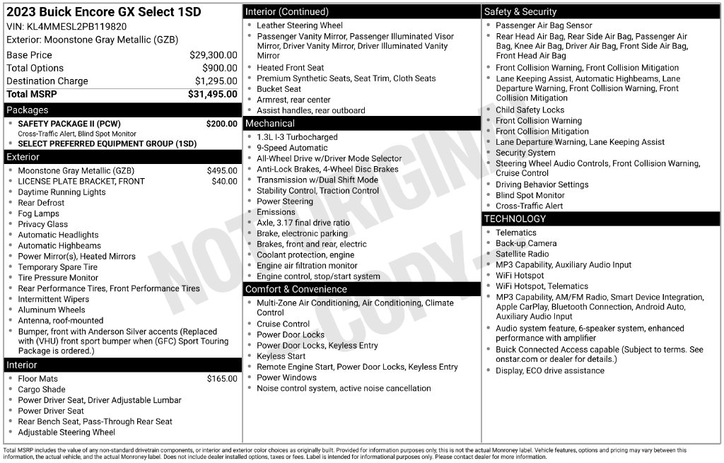2023 Buick Encore GX photo 6 of 11
