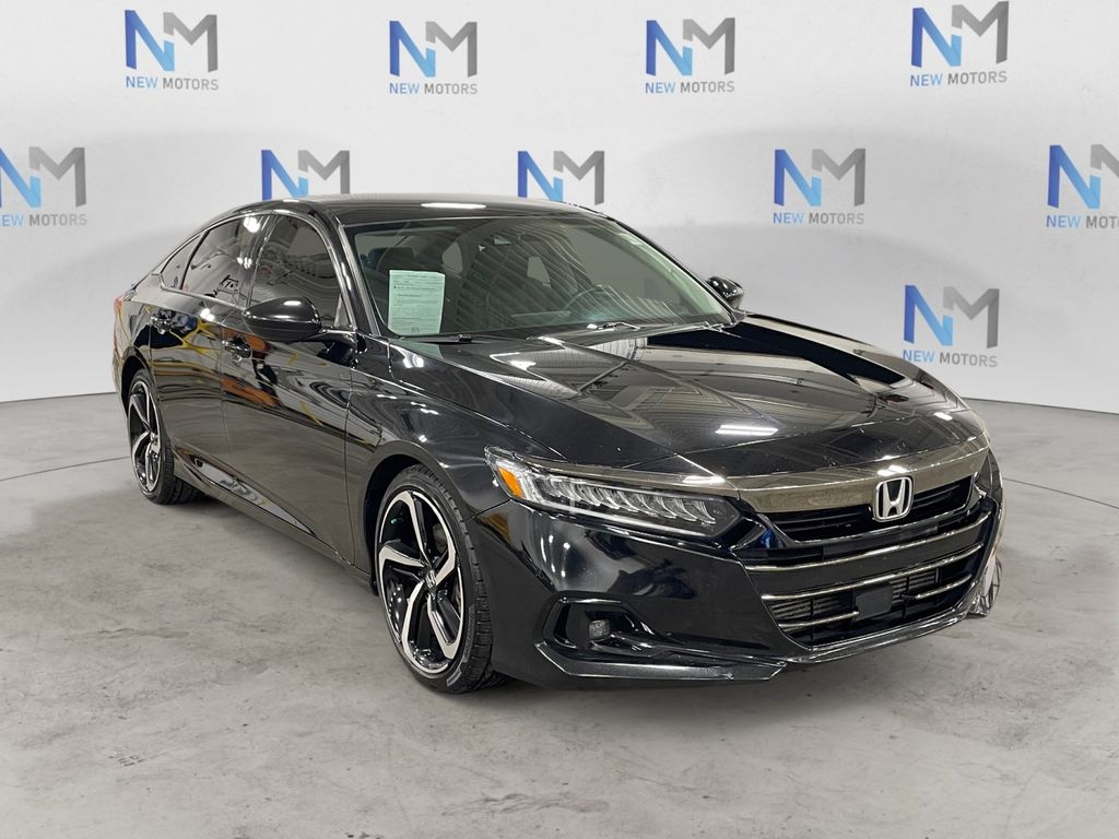 2021 Honda Accord Sport SE 1.5T Crystal Black Pearl at New Motors