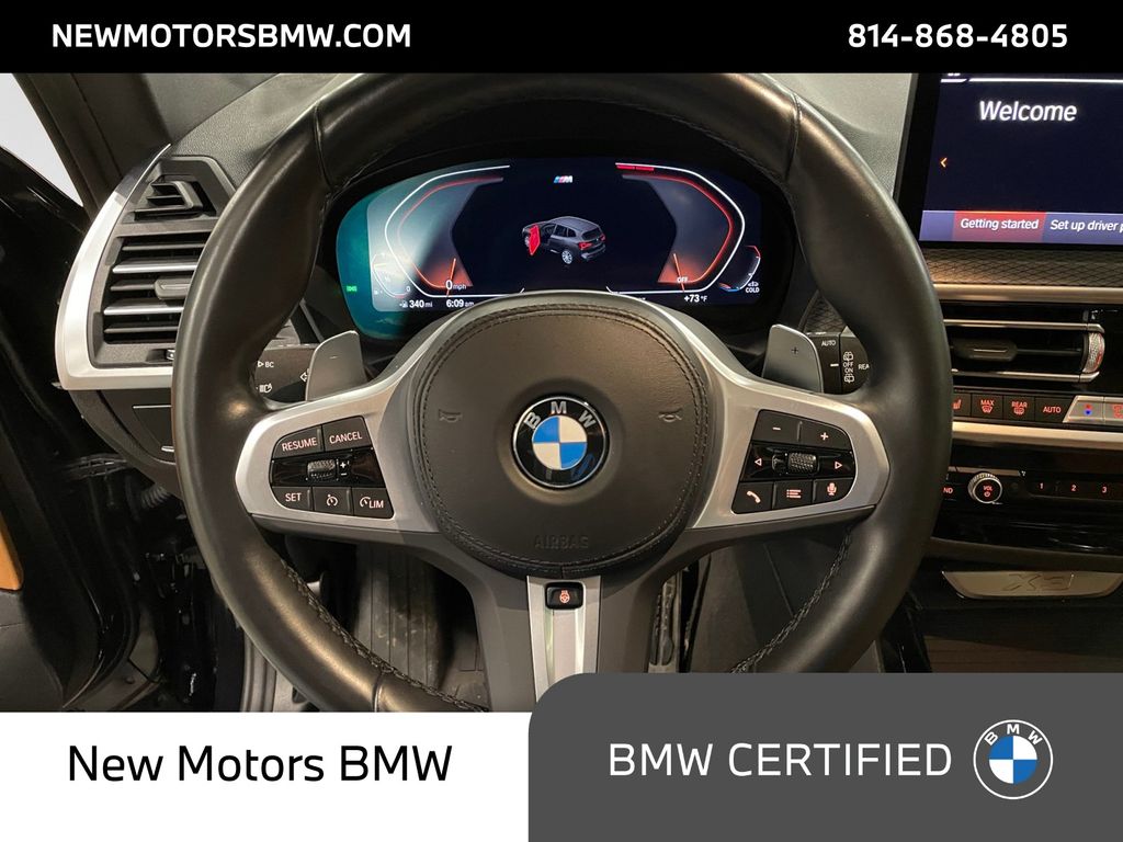 2024 BMW X3 xDrive30i Carbon Black Metallic at South Park Mitsubishi