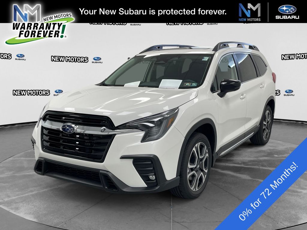 2026 Subaru Ascent Limited 7-Passenger Crystal White Pearl at New Motors