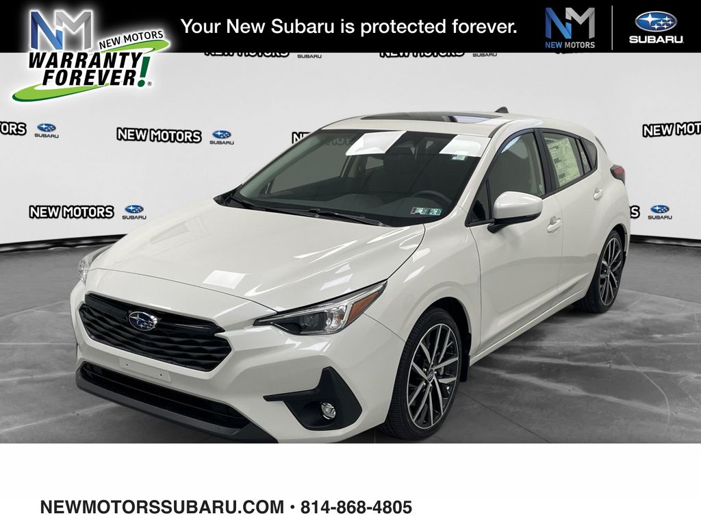2026 Subaru Impreza Sport Crystal White Pearl at New Motors
