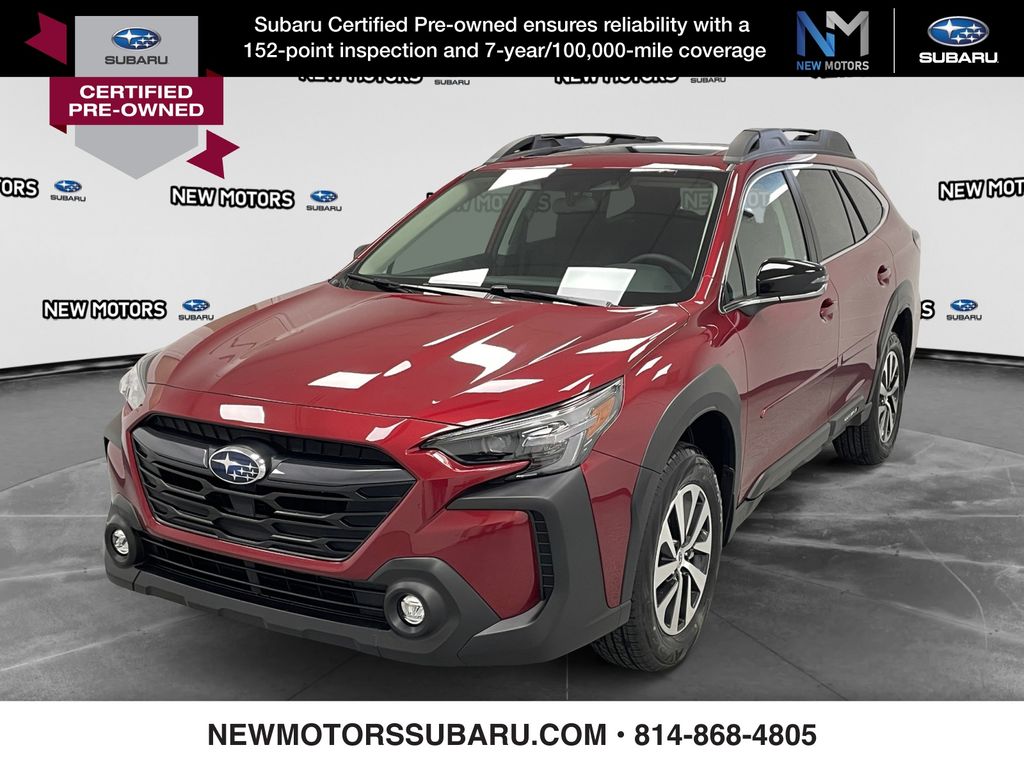 2025 Subaru Outback Premium Crimson Red Pearl at New Motors
