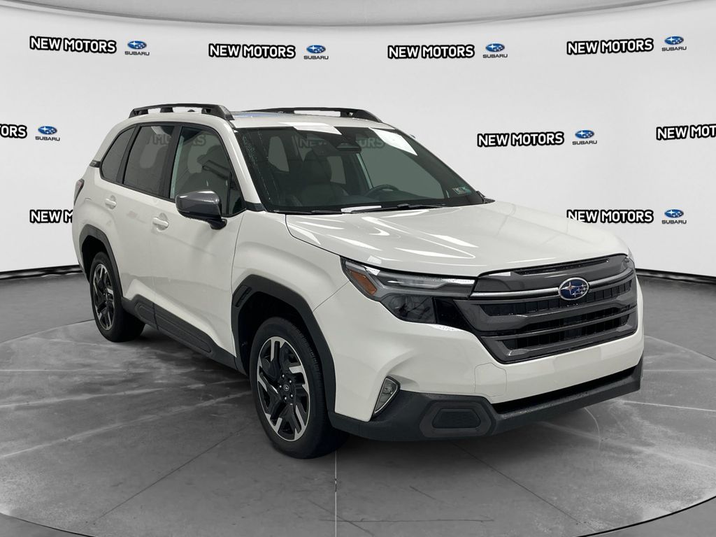 2026 Subaru Forester Limited Crystal White Pearl at New Motors