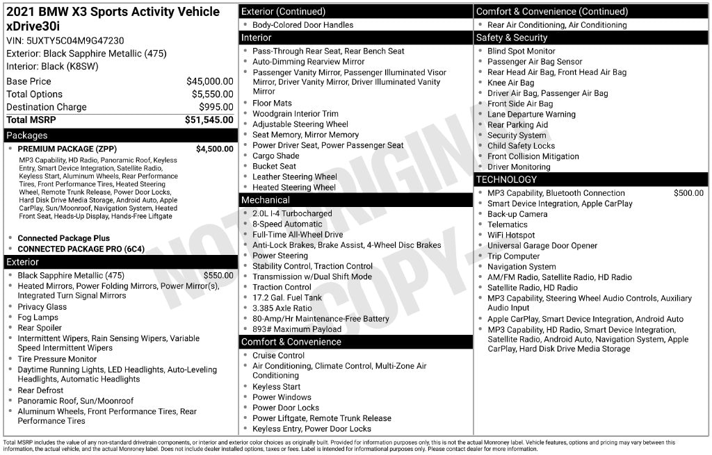 2021 BMW X3 photo 6 of 11