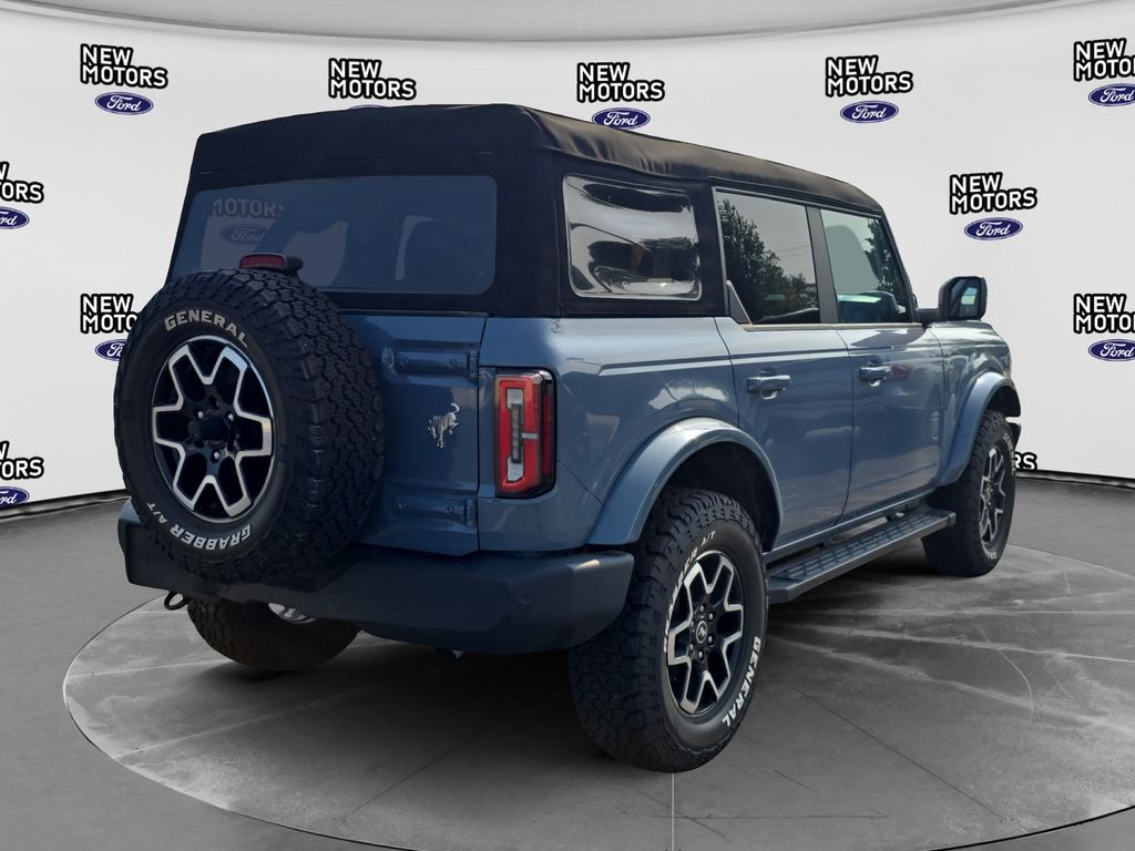 2023 Ford Bronco  Azure Gray Metallic Tri-Coat at Town & Country Ford