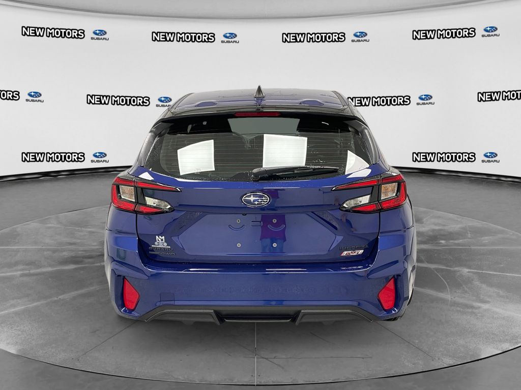 2026 Subaru Impreza RS Sapphire Blue Pearl at New Motors
