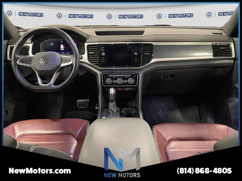 2023 Volkswagen Atlas Cross Sport 3.6L V6 SEL Premium R-Line Deep Black Pearl at South Park Mitsubishi