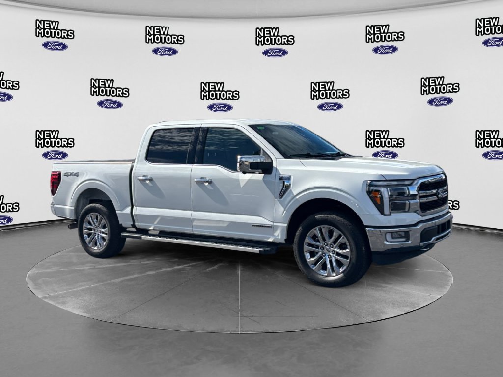 2024 Ford F-150 Lariat White Metallic at New Motors
