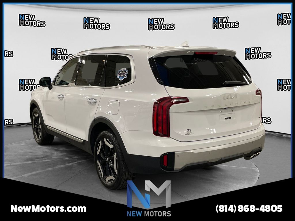 2023 Kia Telluride S Glacial White Pearl at South Park Mitsubishi
