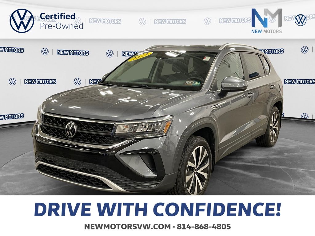 2023 Volkswagen Taos 1.5T SE Platinum Gray Metallic at New Motors