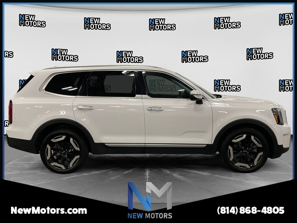 2023 Kia Telluride S Glacial White Pearl at South Park Mitsubishi