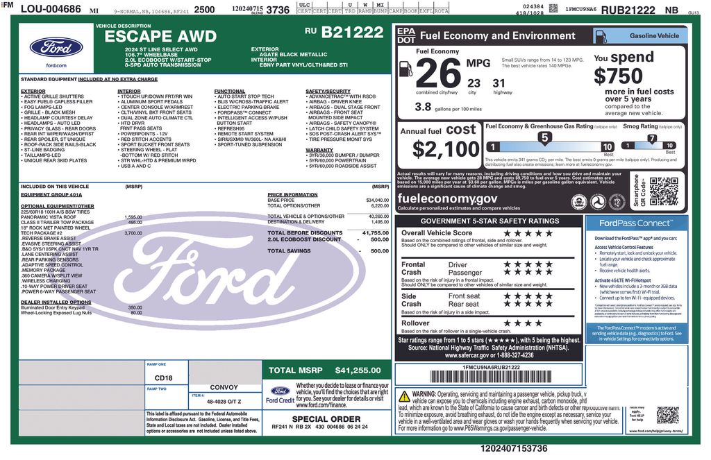 2024 Ford Escape photo 6 of 12