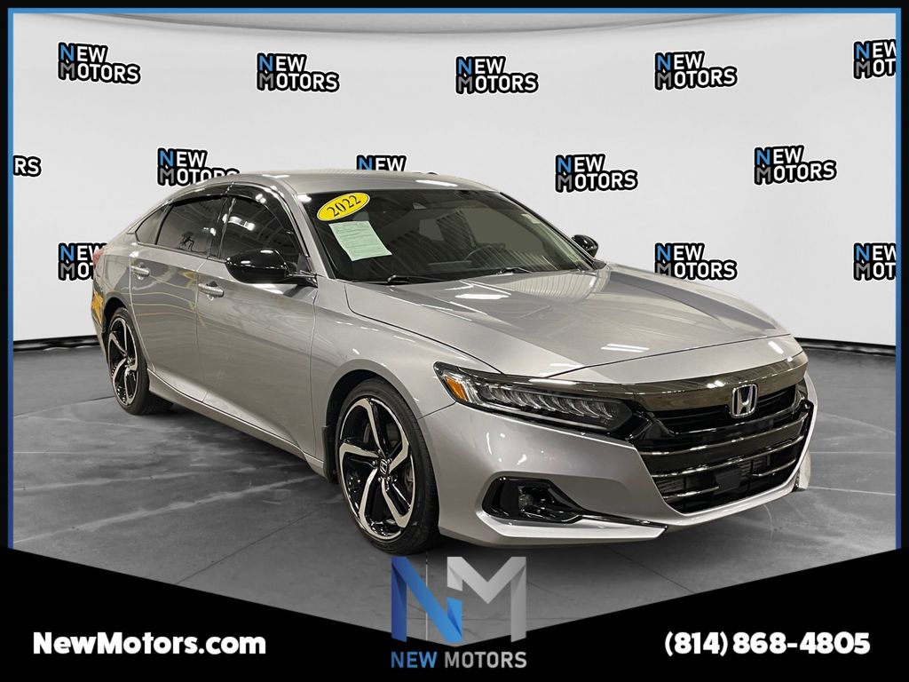 2022 Honda Accord Sport SE 1.5T Lunar Silver at New Motors