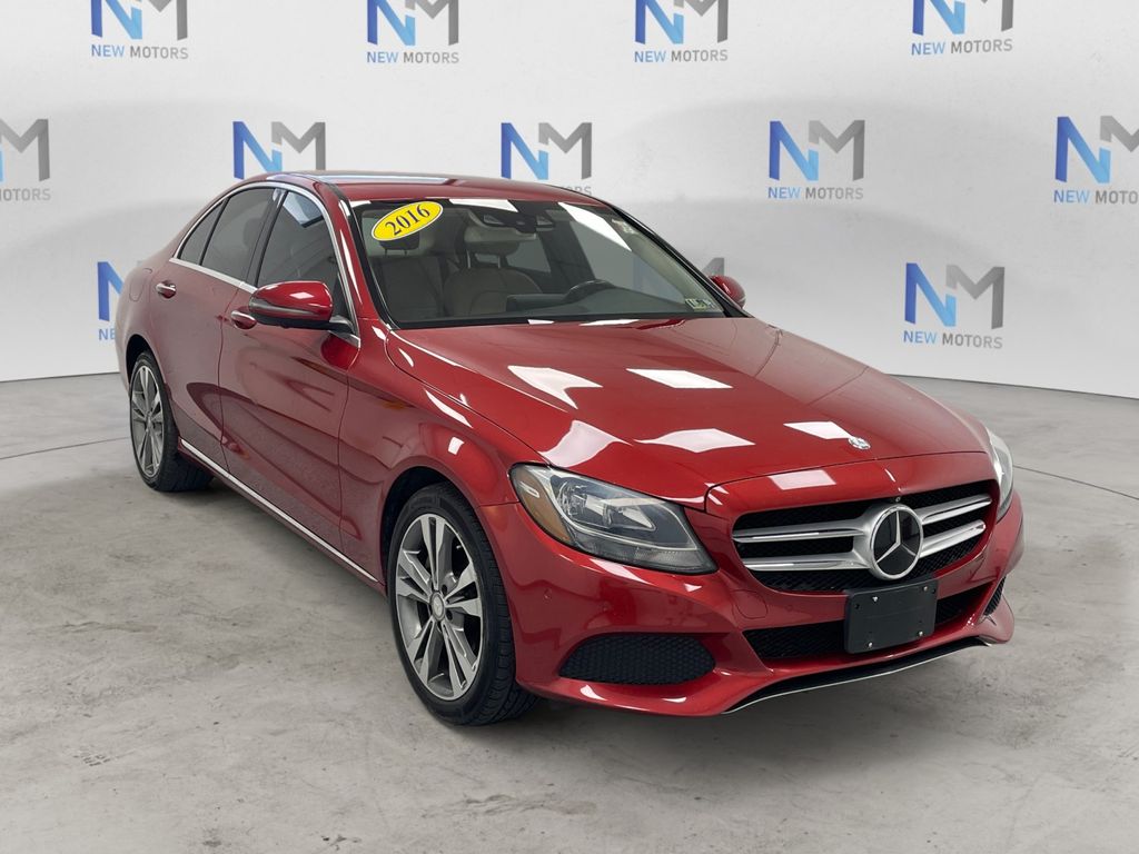 2016 Mercedes-Benz C-Class C 300 4MATIC designo Cardinal Red at Braxton Motor Co