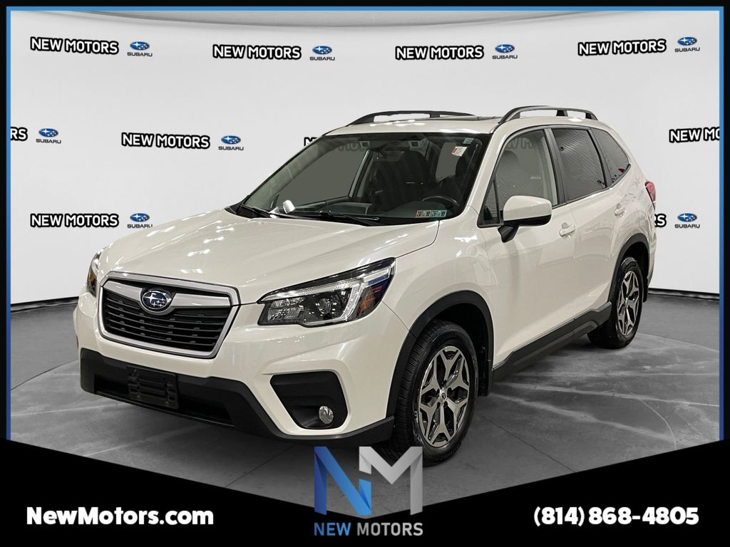 2021 Subaru Forester Premium Crystal White Pearl at New Motors