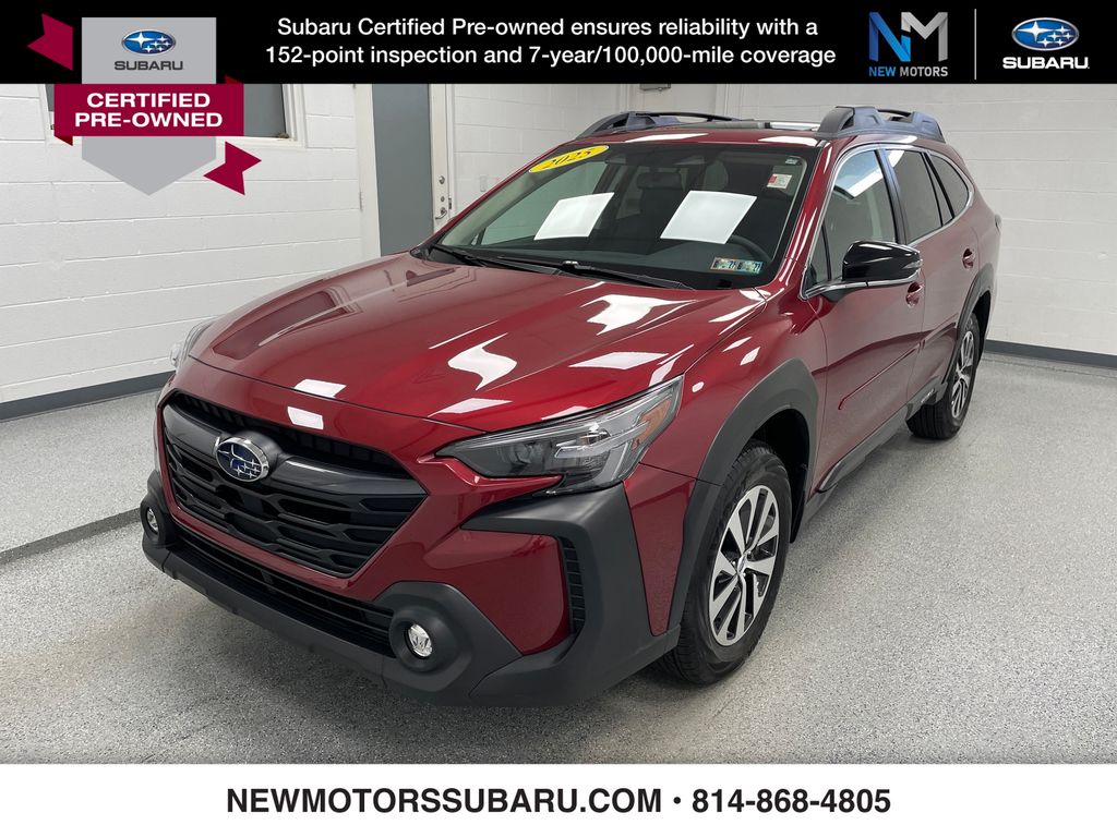 2025 Subaru Outback Premium Crimson Red Pearl at New Motors
