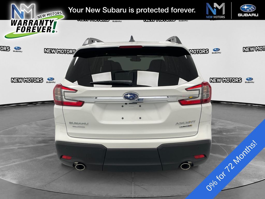2026 Subaru Ascent Limited 7-Passenger Crystal White Pearl at New Motors