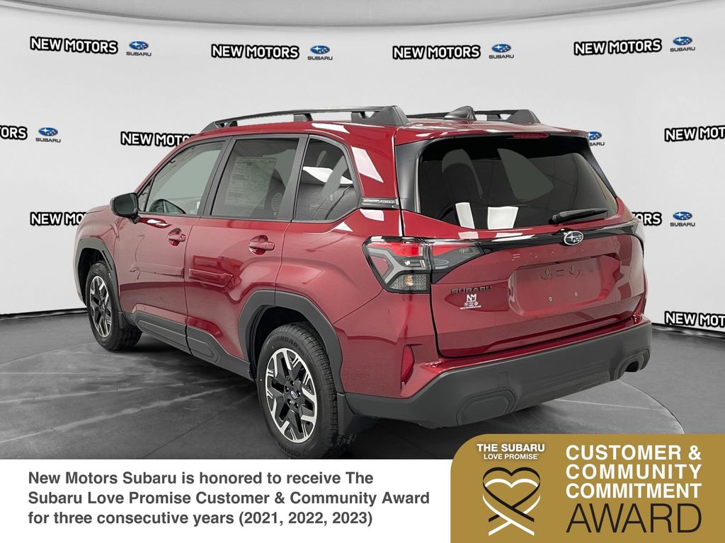2026 Subaru Forester Premium Crimson Red Pearl at New Motors