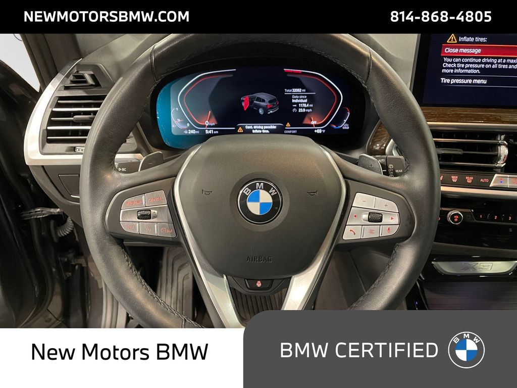 2023 BMW X3 xDrive30i Dark Graphite at South Park Mitsubishi