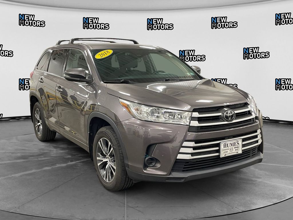 2018 Toyota Highlander LE V6 Predawn Gray Mica at South Park Mitsubishi