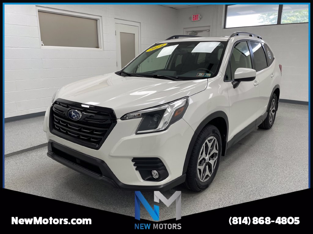 2024 Subaru Forester Premium Crystal White Pearl at Auto Express Rt. 8