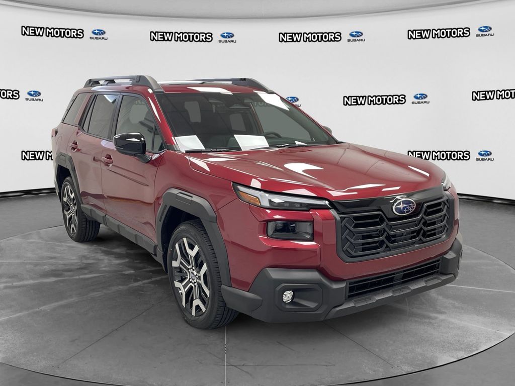 2026 Subaru Outback Touring XT Crimson Red Pearl at Braxton Motor Co