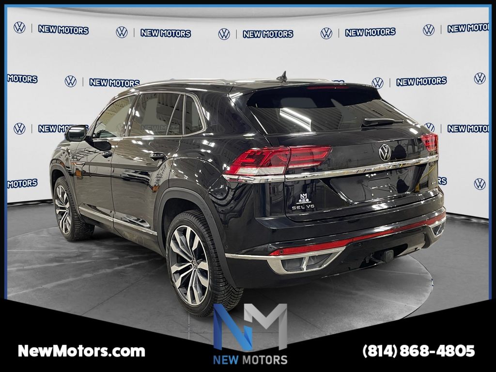2023 Volkswagen Atlas Cross Sport 3.6L V6 SEL Premium R-Line Deep Black Pearl at South Park Mitsubishi