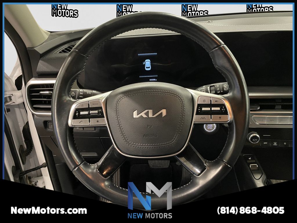 2023 Kia Telluride S Glacial White Pearl at South Park Mitsubishi