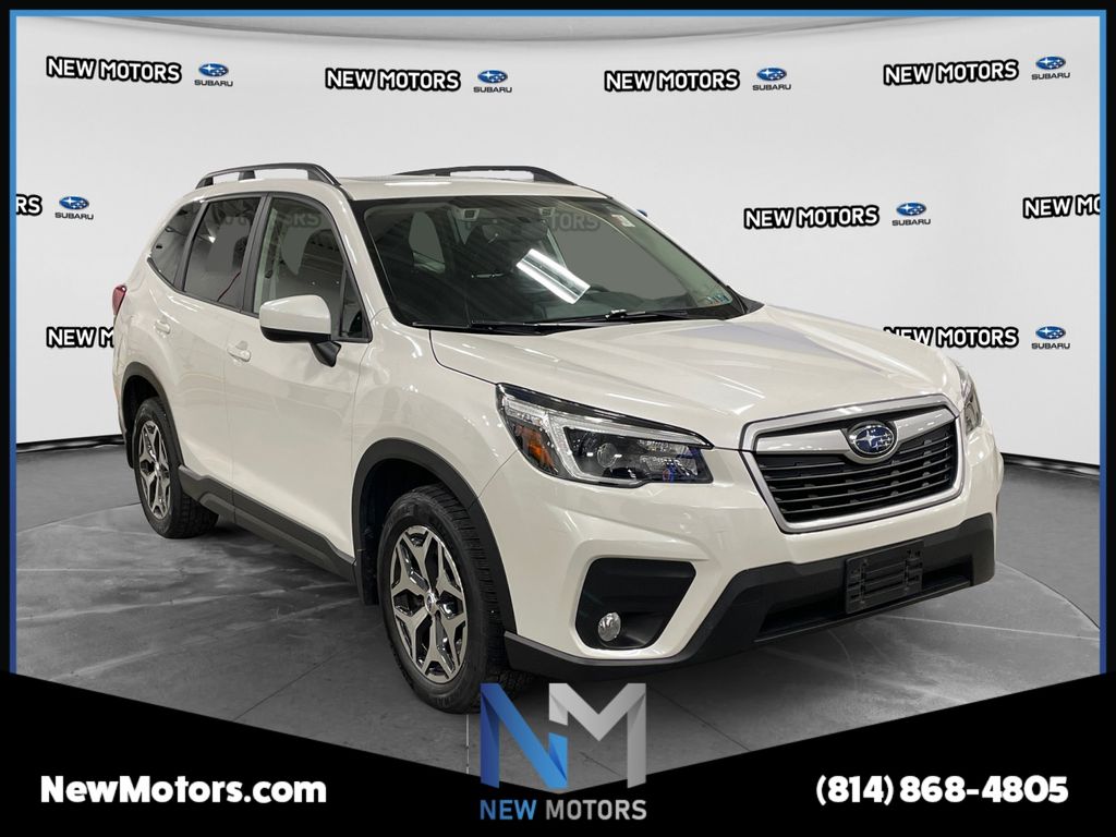 2021 Subaru Forester Premium Crystal White Pearl at New Motors