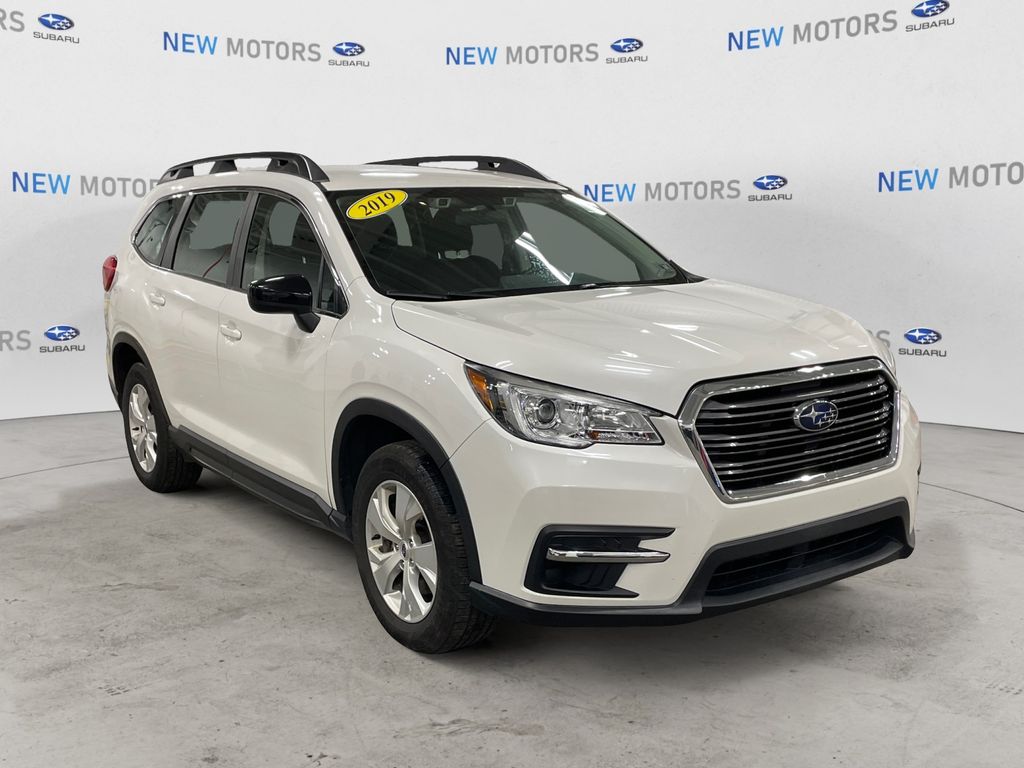 2019 Subaru Ascent Base Model 8-Passenger Crystal White Pearl at New Motors