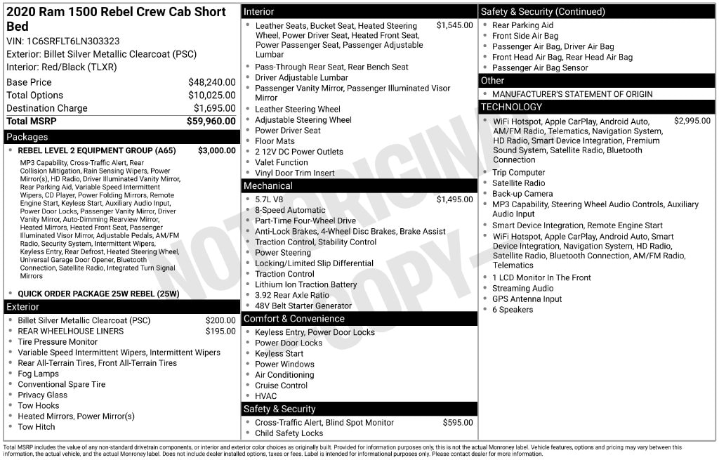 2020 Ram 1500 photo 6 of 16