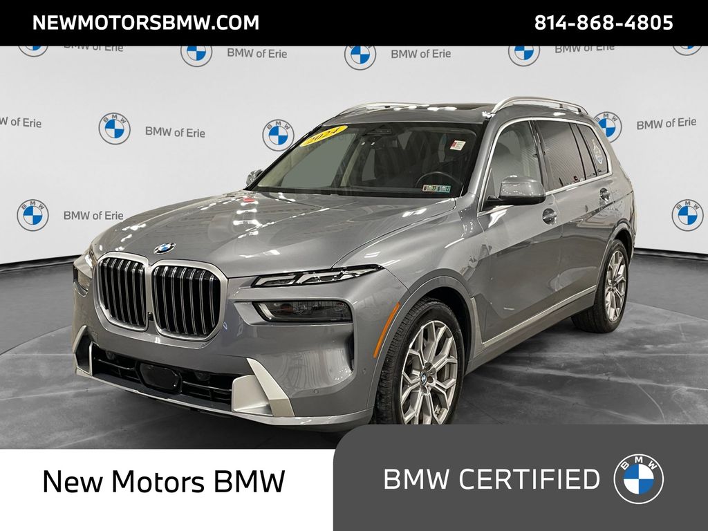 2024 BMW X7 xDrive40i Skyscraper Gray Metallic at Solomon Chevrolet
